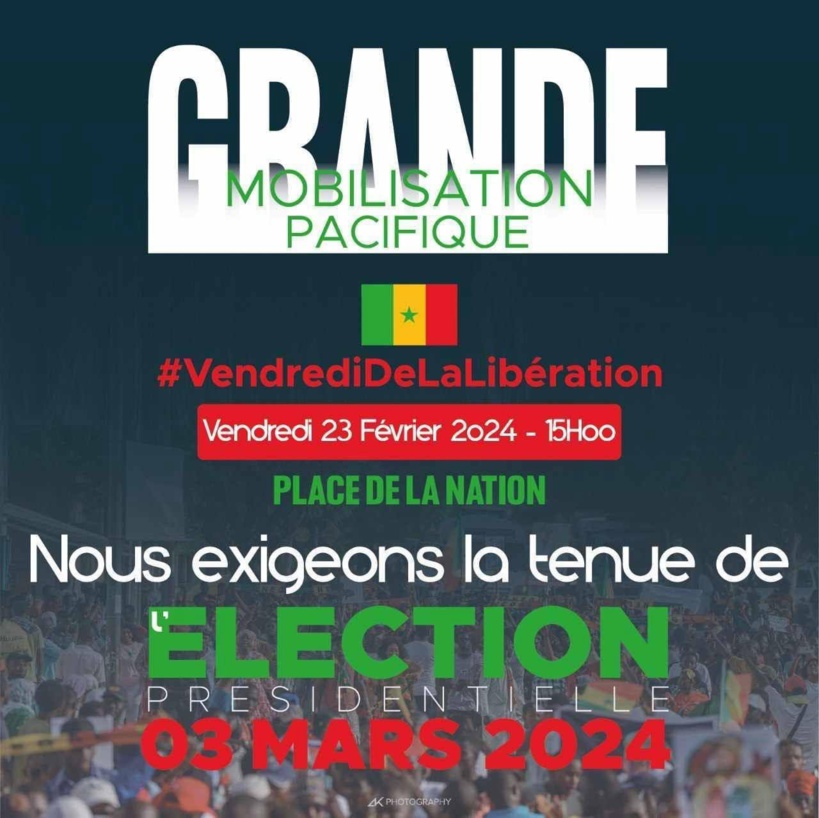 Sénégal : des appels à manifester à Dakar pour exiger la tenue de l’élection présidentielle le 3 mars Sénégal : des appels à manifester à Dakar pour exiger la tenue de l’élection présidentielle le 3 mars
