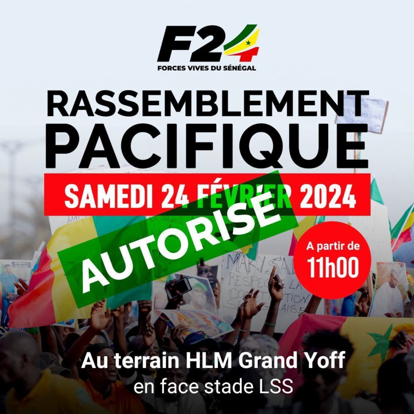 Manifestation : le Préfet de Dakar autorise les rassemblements de ce week-end