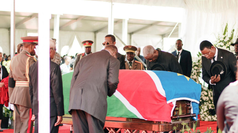 Dernier hommage rendu au président Hage Geingob par les Namibiens et chefs d'États africains Dernier hommage rendu au président Hage Geingob par les Namibiens et chefs d'États africains
