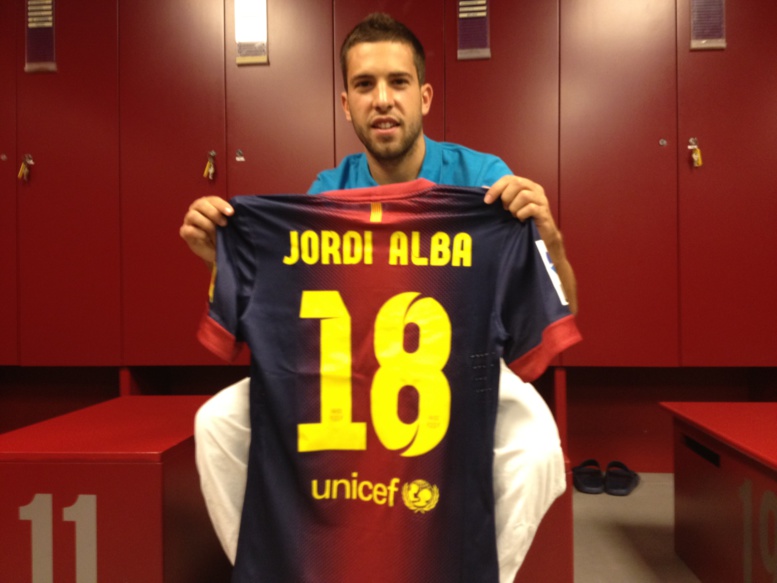 Barcelone : Jordi Alba prolonge jusqu'en 2020. Barcelone : Jordi Alba prolonge jusqu'en 2020.
