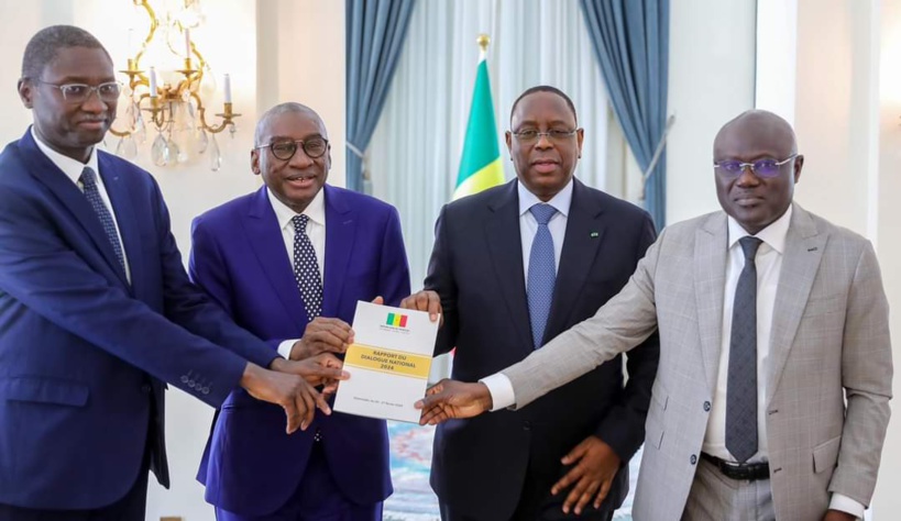 Rapport du dialogue remis au Président Macky Sall: la saisine du CC, la prochaine étape Rapport du dialogue remis au Président Macky Sall: la saisine du CC, la prochaine étape