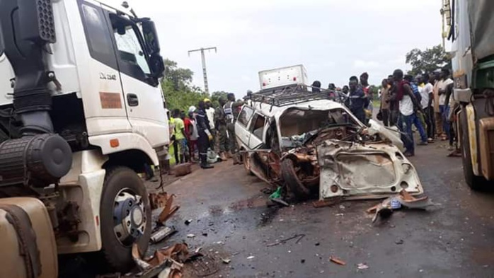 Kédougou : un accident de voiture fait 7 morts sur le coup