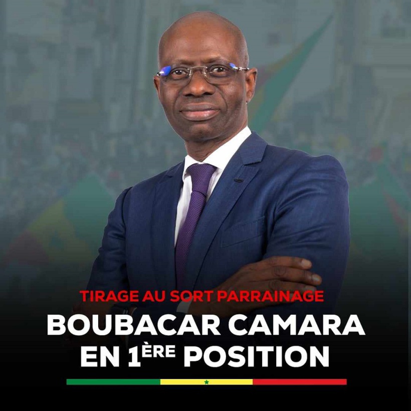 Portrait biographique d'un candidat : Boubacar Camara ( PCS Jengu Tabax)