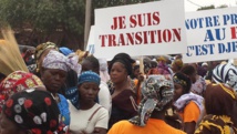 Une manfestation contre la garde présidentielle, le 21 février 2015 à Bobo Dioulasse. AFP PHOTO / ROMARIC HIEN