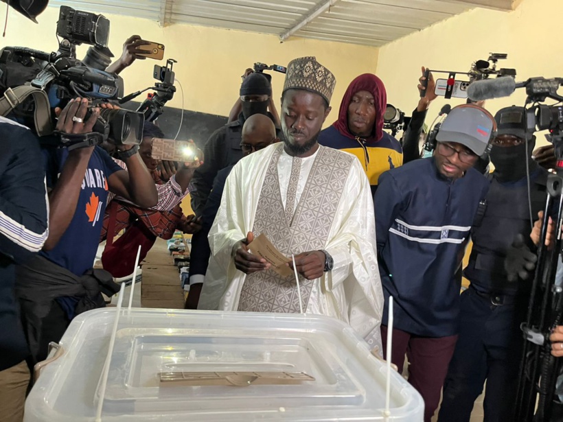 Election présidentielle : Bassirou Diomaye Faye largement en tête à Guinguinéo