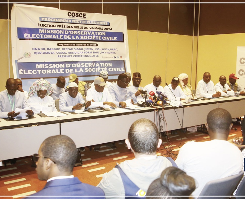 Sénégal : le Cosce réclame une haute autorité des élections pour améliorer le processus démocratique Sénégal : le Cosce réclame une haute autorité des élections pour améliorer le processus démocratique