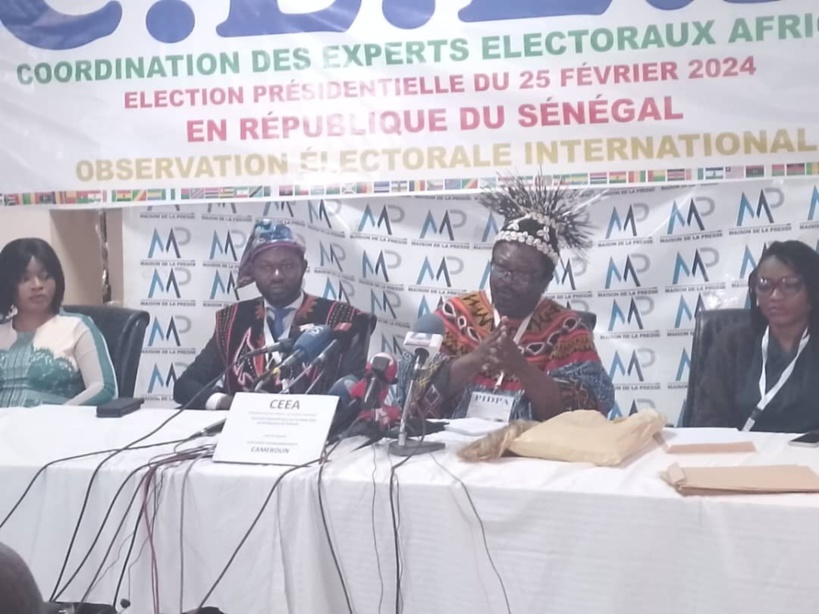 Présidentielle 2024 : Les experts électoraux africains "valident" le scrutin Présidentielle 2024 : Les experts électoraux africains "valident" le scrutin
