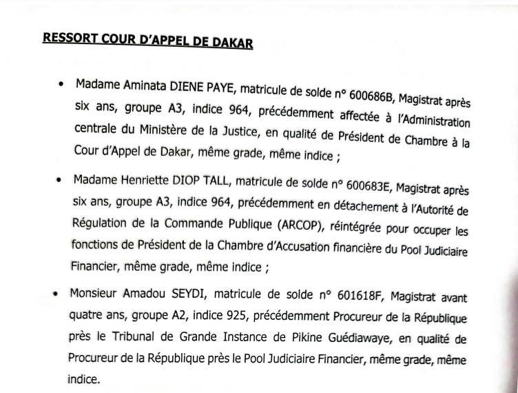 Conseil supérieur de la Magistrature : plusieurs décisions prises par le Président Macky Sall
