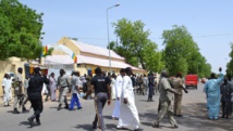 Les attentats ont ciblé le commissariat central, la direction de la Sécurité publique et l'école de police de Ndjamena, le 15 juin. AFP PHOTO / BRAHIM ADJI