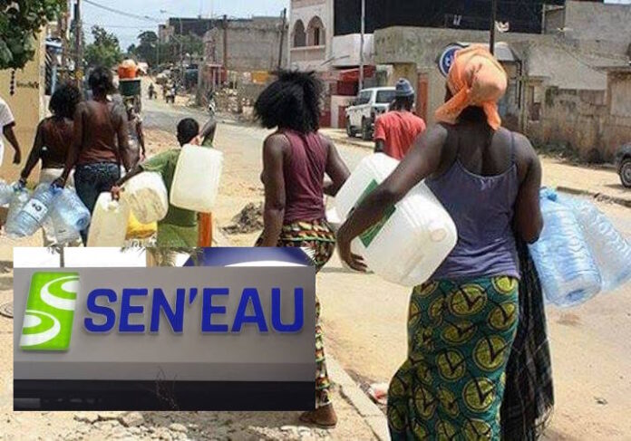 SEN’EAU annonce des perturbations dans la distribution de l’eau potable à Fann Résidence, Fann Hock, Point E, Medina…