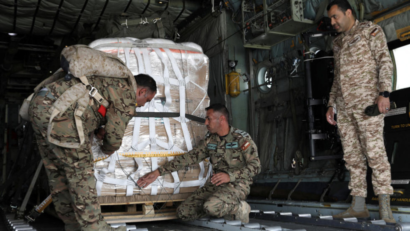 La Jordanie envoie un des plus grands convois d'aide à Gaza depuis six mois La Jordanie envoie un des plus grands convois d'aide à Gaza depuis six mois