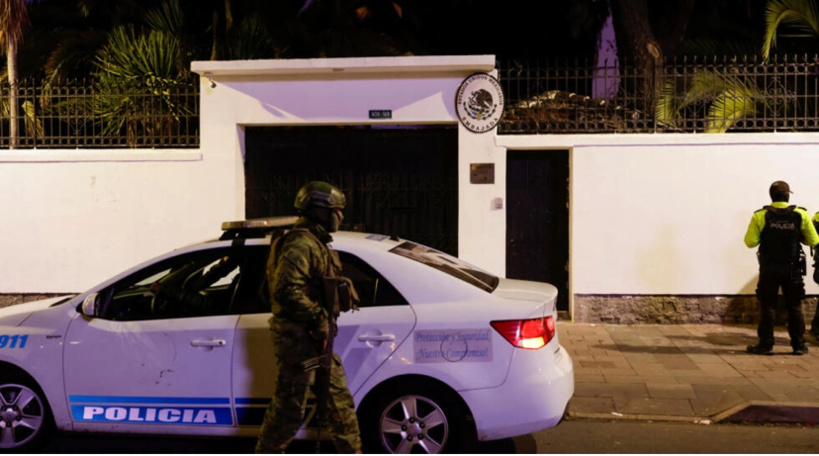 Raid contre son ambassade à Quito: le Mexique présente une plainte devant la Cour internationale de Justice Raid contre son ambassade à Quito: le Mexique présente une plainte devant la Cour internationale de Justice