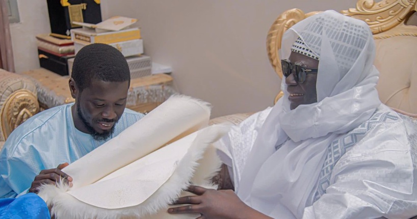 Visite du Président Bassirou Diomaye à Touba en images Visite du Président Bassirou Diomaye à Touba en images