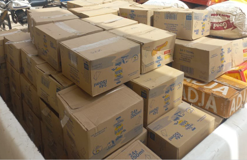 Marché Petersen : plus de 26 tonnes de marchandises impropres á la consommation saisies, cinq (5) commerçants arrêtés