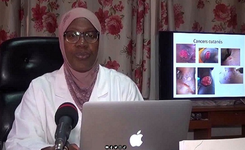 « La dépigmentation commence dès lors qu’on veuille changer de couleur de peau » (Pr Fatoumata Ly) « La dépigmentation commence dès lors qu’on veuille changer de couleur de peau » (Pr Fatoumata Ly)