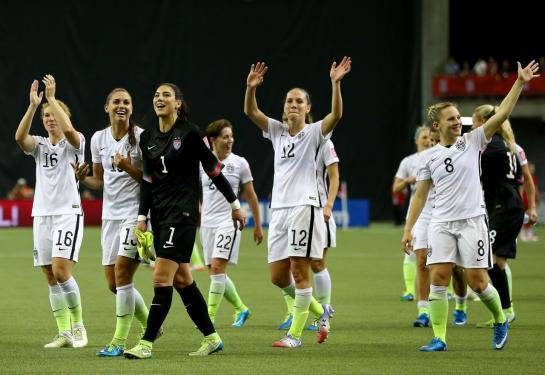 Mondial féminin: Les USA sortent l'Allemagne 2-0