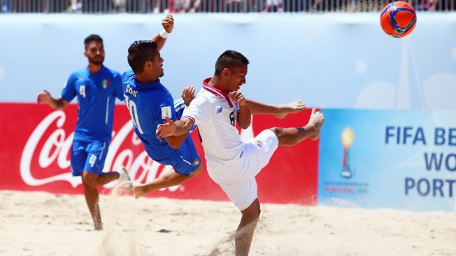 Mondial Beach soccer : l'Italie marque les esprits d'entrée
