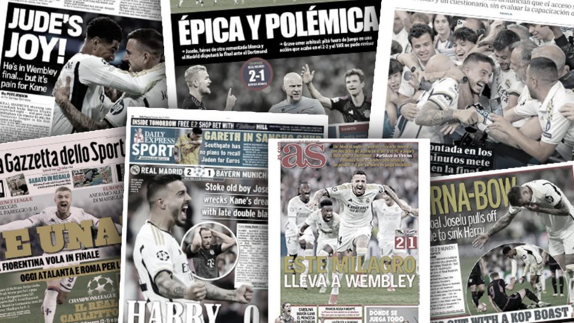 L’Angleterre se paye la tête d’Harry Kane, la remontada du Real Madrid choque le monde du football