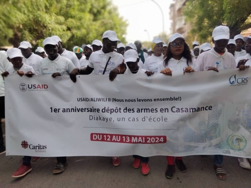 Ziguinchor : une randonnée pédestre pour la consolidation de la paix en Casamance