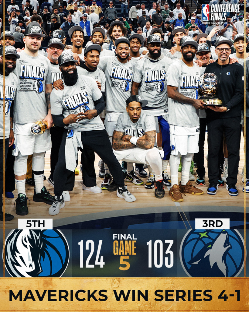 NBA : Luka Doncic coule Minnesota et envoie Dallas en finale contre Boston NBA : Luka Doncic coule Minnesota et envoie Dallas en finale contre Boston