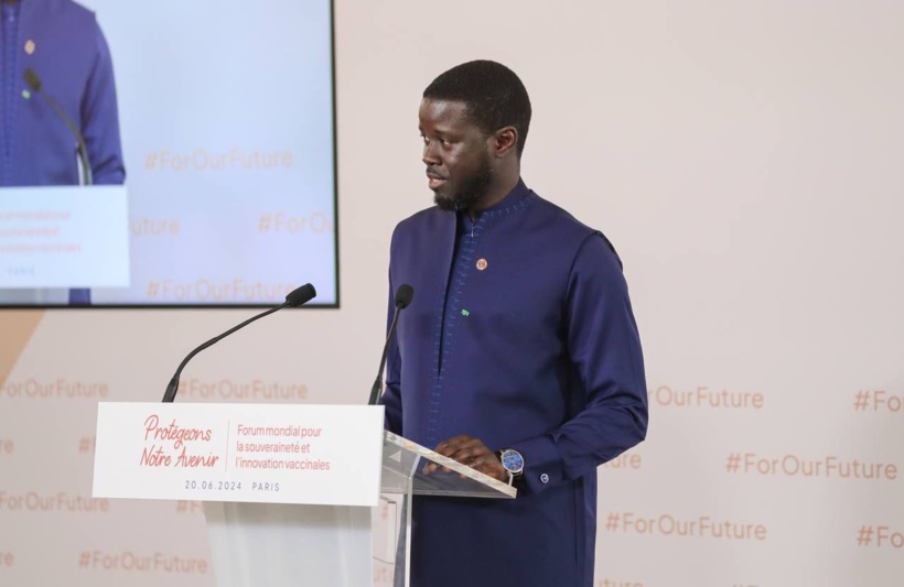 Forum mondial sur les GAVI : le Président Diomaye appelle à la souveraineté vaccinale de l'Afrique Forum mondial sur les GAVI : le Président Diomaye appelle à la souveraineté vaccinale de l'Afrique