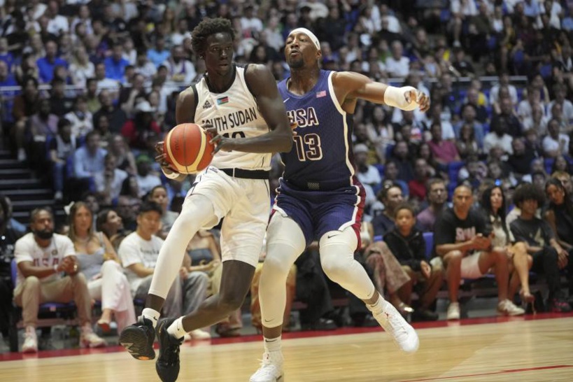Basket – Préparation pour les JO : le Soudan du Sud frôle l'exploit face à Team USA Basket – Préparation pour les JO : le Soudan du Sud frôle l'exploit face à Team USA