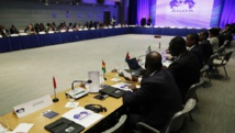 Session d'ouverture du forum sur l'AGOA, l'accord de libre-échange entre les Etats-Unis et l'Afrique, à Washington, le lundi 4 août 2014. REUTERS/Gary Camero