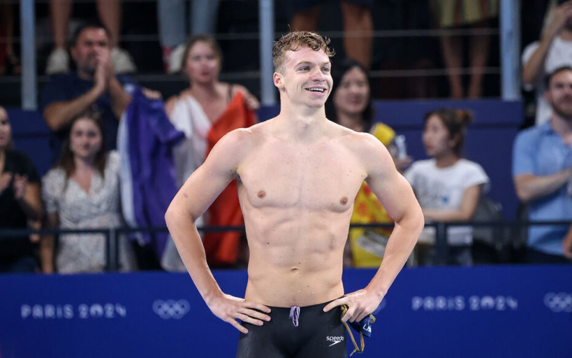 JO 2024 – Natation : Léon Marchand décroche une quatrième médaille d'or JO 2024 – Natation : Léon Marchand décroche une quatrième médaille d'or