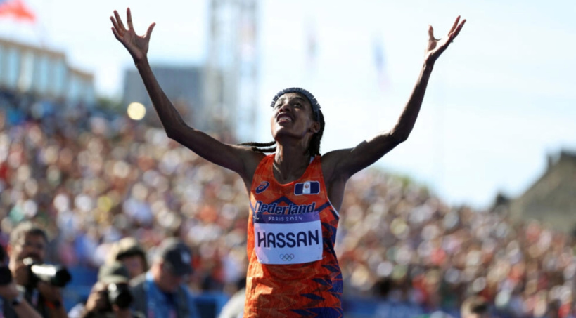 JO 2024: la Néerlandaise Sifan Hassan remporte le marathon de Paris et bat le record olympique JO 2024: la Néerlandaise Sifan Hassan remporte le marathon de Paris et bat le record olympique