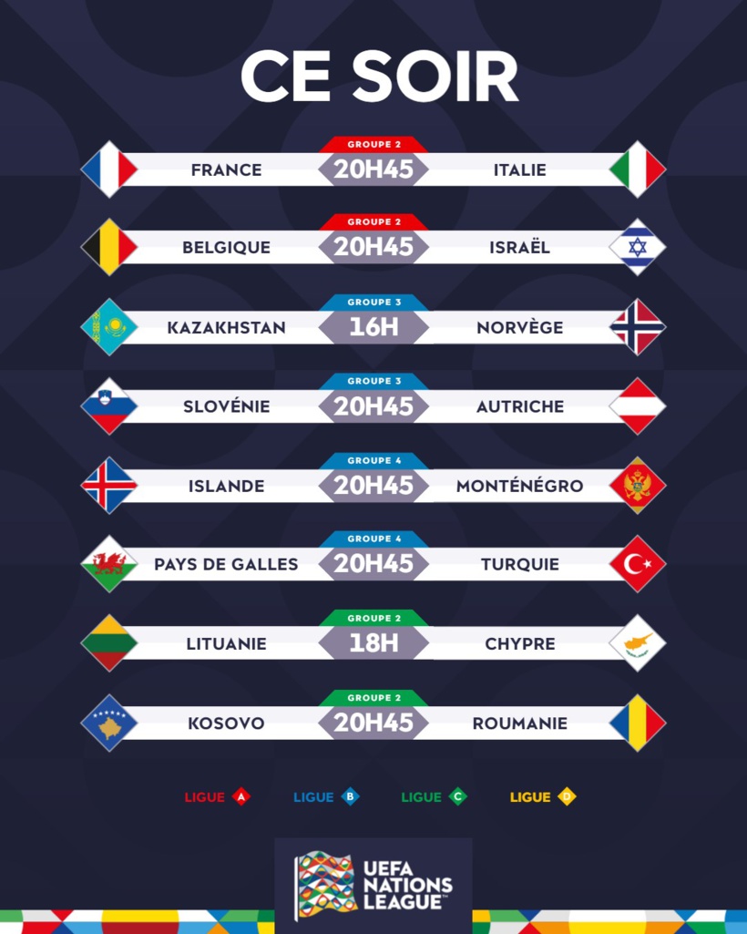 Ligue des Nations : un classique France – Italie au Parc des Princes Ligue des Nations : un classique France – Italie au Parc des Princes