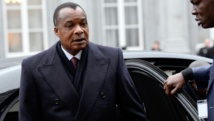 Denis-Sassou Nguesso, président du Congo-Brazzaville, le 3 matrs 2015 lors d'une visite à Bruxelles. AFP PHOTO / THIERRY CHARLIER