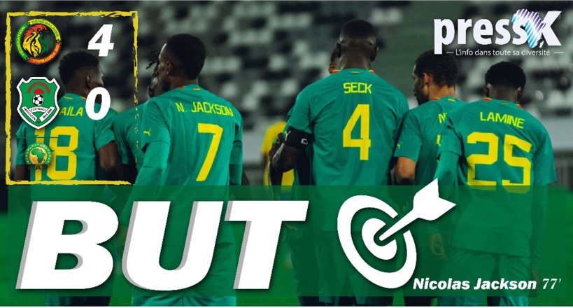 Elim CAN 2025 : le Sénégal mène (4-0) contre le Malawi Elim CAN 2025 : le Sénégal mène (4-0) contre le Malawi