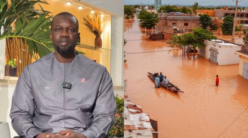 Crue du fleuve du Sénégal: "L'État dégage une enveloppe de 8 milliards FCFA en soutien aux victimes d'inondations" (Ousmane Sonko) Crue du fleuve du Sénégal: "L'État dégage une enveloppe de 8 milliards FCFA en soutien aux victimes d'inondations" (Ousmane Sonko)