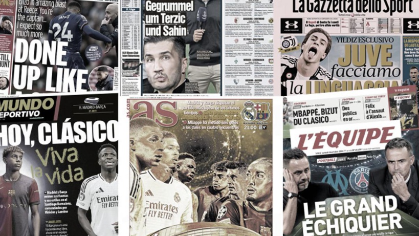 La presse espagnole s’enflamme pour le Clasico, Vinicius Jr vole la vedette à Mbappé La presse espagnole s’enflamme pour le Clasico, Vinicius Jr vole la vedette à Mbappé