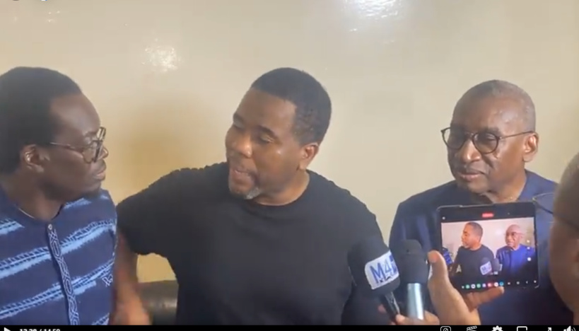 Bougane chez Sidiki Kaba : ses premiers mots après sa libération Bougane chez Sidiki Kaba : ses premiers mots après sa libération