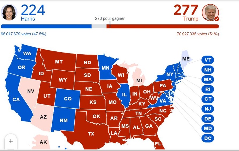 Présidentielle 2024: Donald Trump est officiellement élu 47e Président des Etats unis Présidentielle 2024: Donald Trump est officiellement élu 47e Président des Etats unis