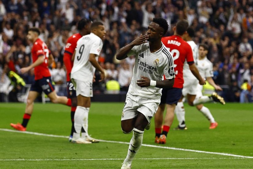 Espagne : le Real Madrid bat Osasuna (4–0) avec un triplé de Vinicius Espagne : le Real Madrid bat Osasuna (4–0) avec un triplé de Vinicius