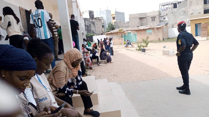 Centre HLM Grand Médine : une affluence faible des électeurs Centre HLM Grand Médine : une affluence faible des électeurs