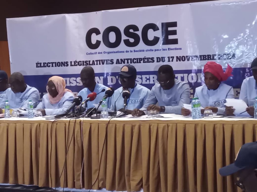 Législatives 2024 : le COSCE relève des dysfonctionnements mineurs et une participation en hausse Législatives 2024 : le COSCE relève des dysfonctionnements mineurs et une participation en hausse