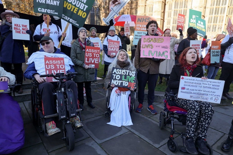 Royaume-Uni: les députés adoptent en première lecture une loi sur l'aide à mourir Royaume-Uni: les députés adoptent en première lecture une loi sur l'aide à mourir
