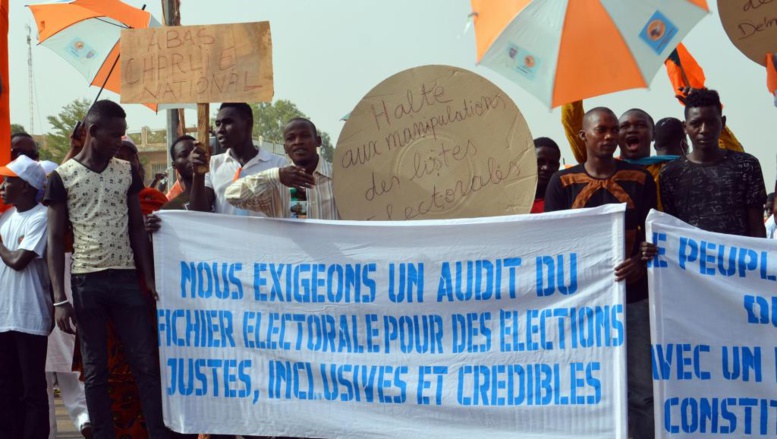 Niger: l’opposition dans la rue réclame l’audit du fichier électoral Niger: l’opposition dans la rue réclame l’audit du fichier électoral