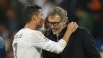 Quand Cristiano Ronaldo murmure à l'oreille de Laurent Blanc Quand Cristiano Ronaldo murmure à l'oreille de Laurent Blanc