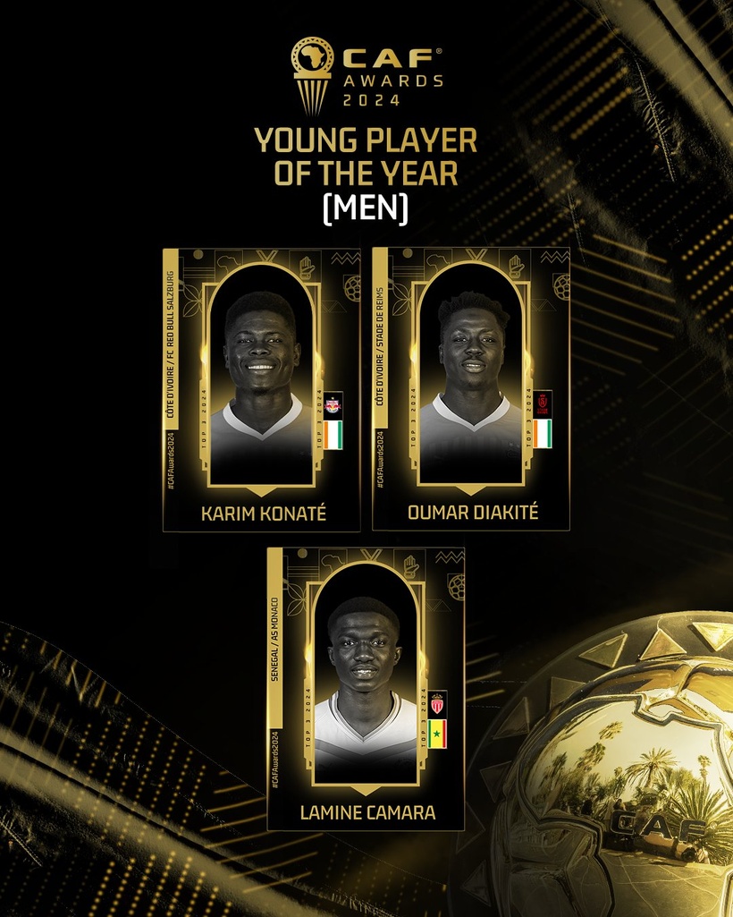 Foot : Lamine Camara finaliste pour le titre de meilleur jeune africain Foot : Lamine Camara finaliste pour le titre de meilleur jeune africain