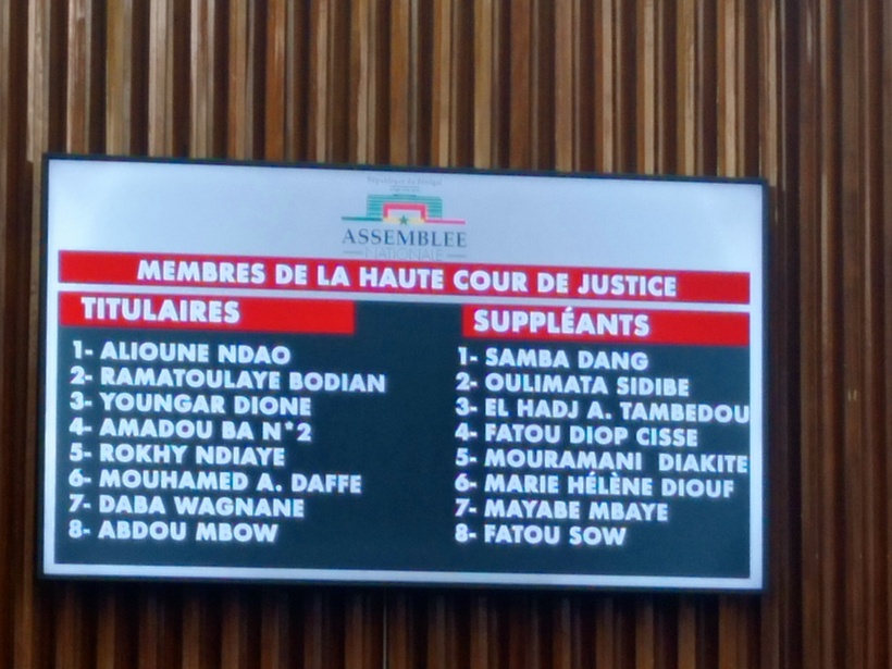 Assemblée nationale : voici la nouvelle composition de la Haute Cour de Justice Assemblée nationale : voici la nouvelle composition de la Haute Cour de Justice