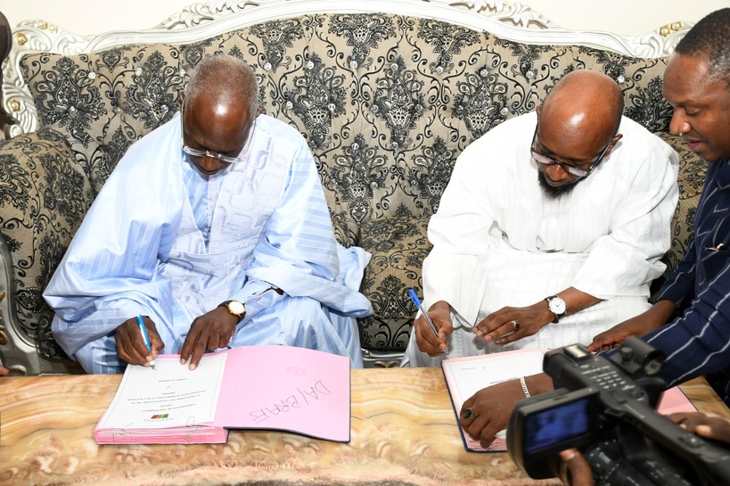 Souveraineté et sécurité alimentaire : signature d'une convention entre MASAE et Touba Sakanam Souveraineté et sécurité alimentaire : signature d'une convention entre MASAE et Touba Sakanam