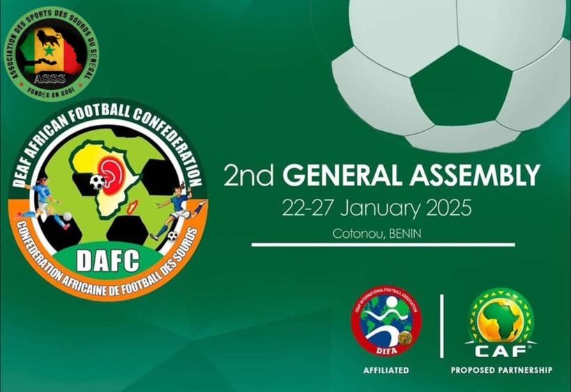 Le Sénégal participe à la deuxième Assemblée Générale de la Confédération Africaine de Football des Sourds Le Sénégal participe à la deuxième Assemblée Générale de la Confédération Africaine de Football des Sourds