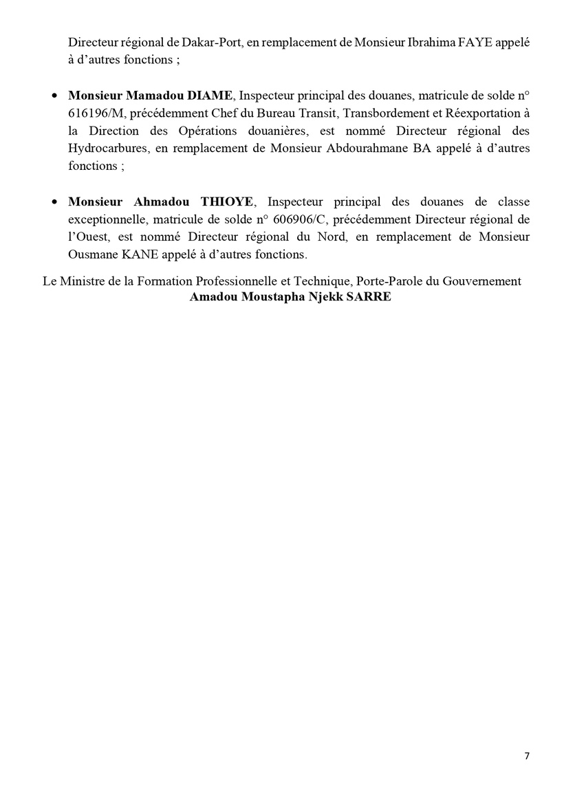 Communiqué Conseil des ministres du lundi 15 janvier 2025 Communiqué Conseil des ministres du lundi 15 janvier 2025