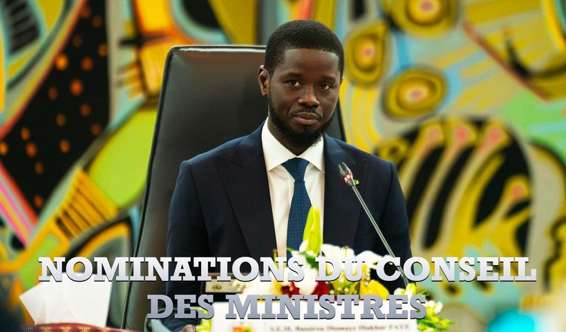 Conseil des ministres du 15 Janvier 2025 : les nominations du jour Conseil des ministres du 15 Janvier 2025 : les nominations du jour