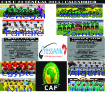 CAN U23 2015 : le calendrier complet CAN U23 2015 : le calendrier complet