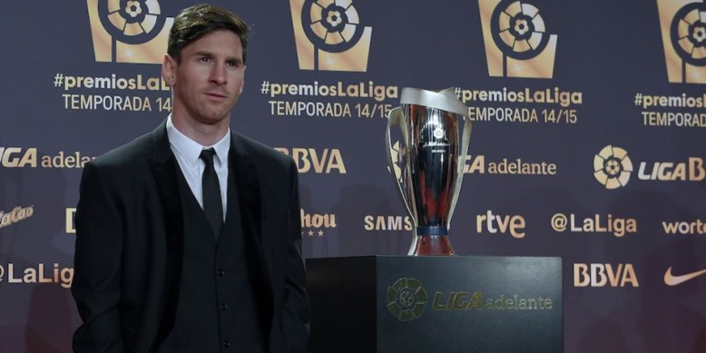 Liga : Lionel Messi élu meilleur joueur de la saison 2014-2015